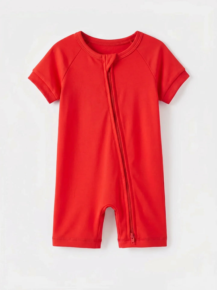 Solid Color Bamboo Shorty Zippy