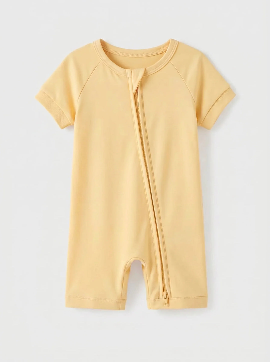 Solid Color Bamboo Shorty Zippy