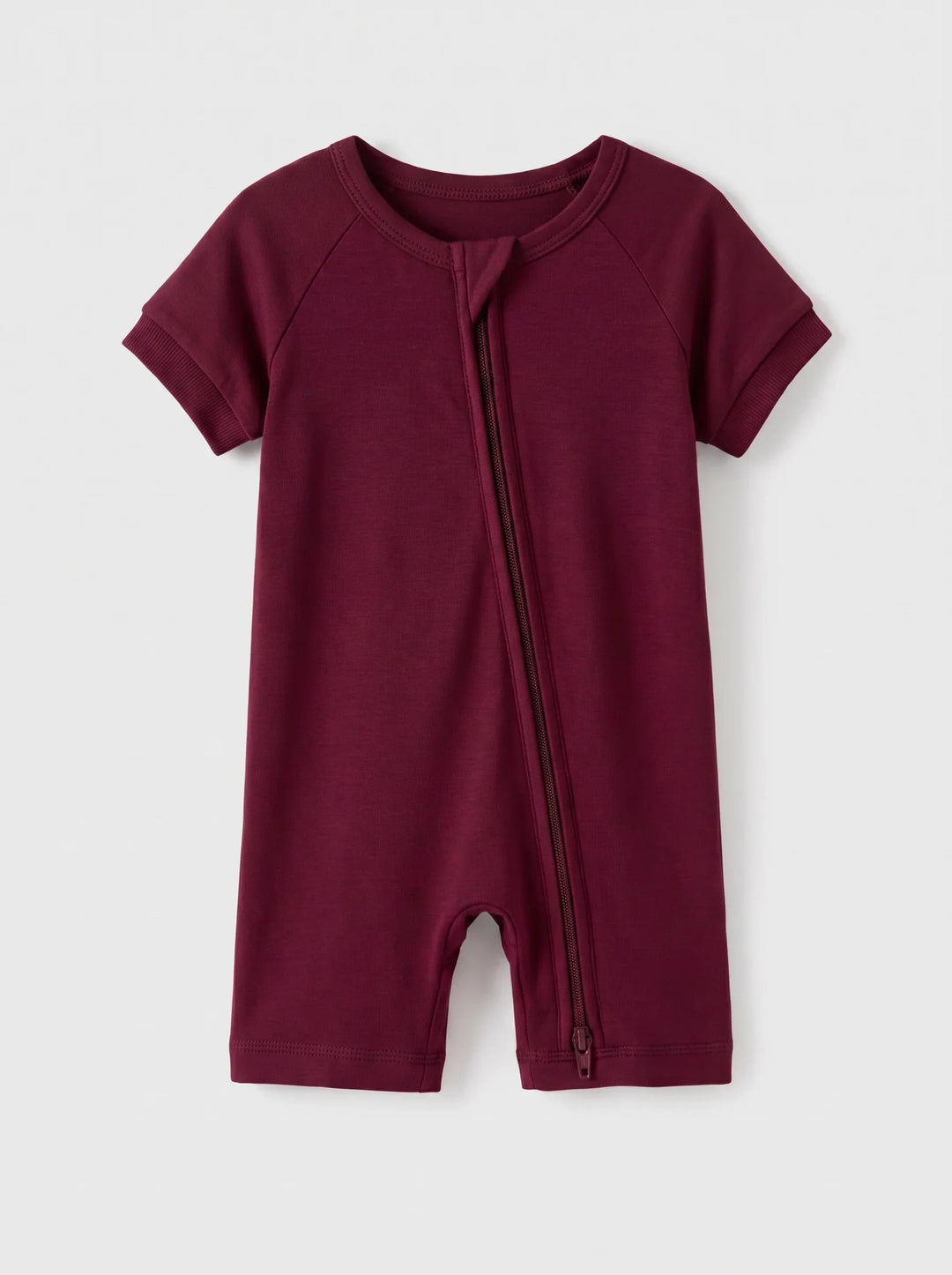 Solid Color Bamboo Shorty Zippy