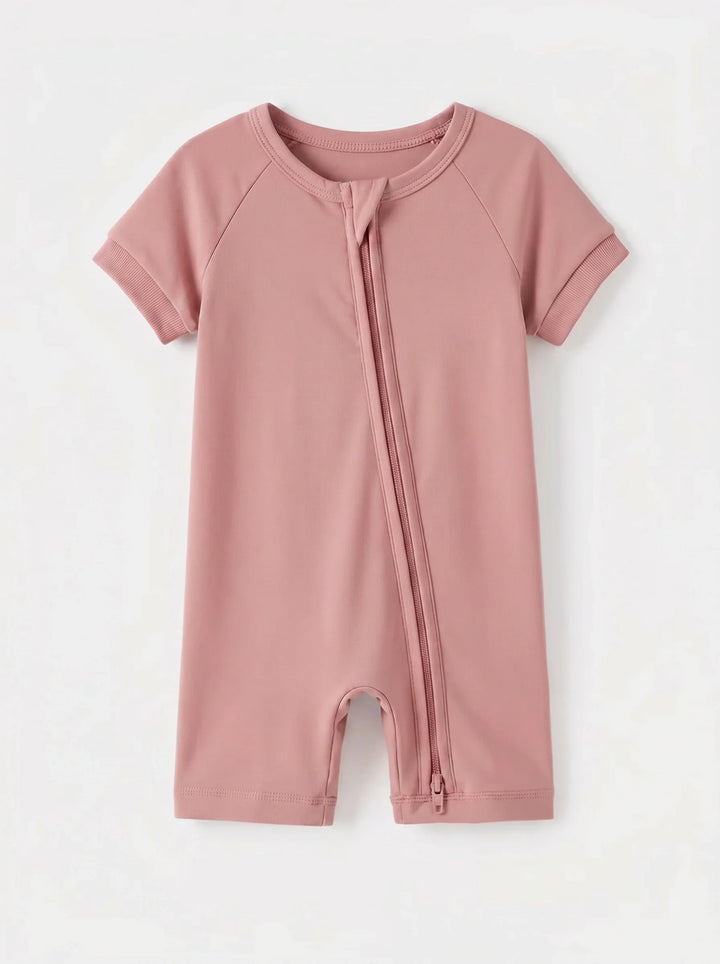 Solid Color Bamboo Shorty Zippy