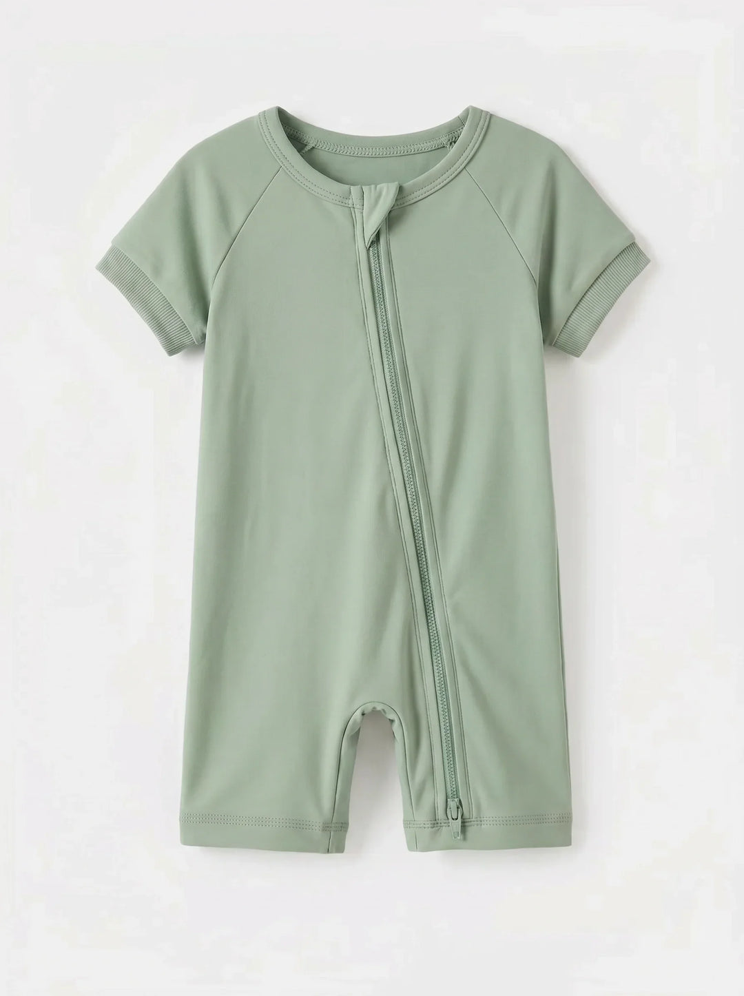 Solid Color Bamboo Shorty Zippy