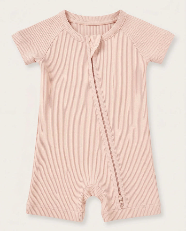 Ribbed Bamboo Shorty Zippy