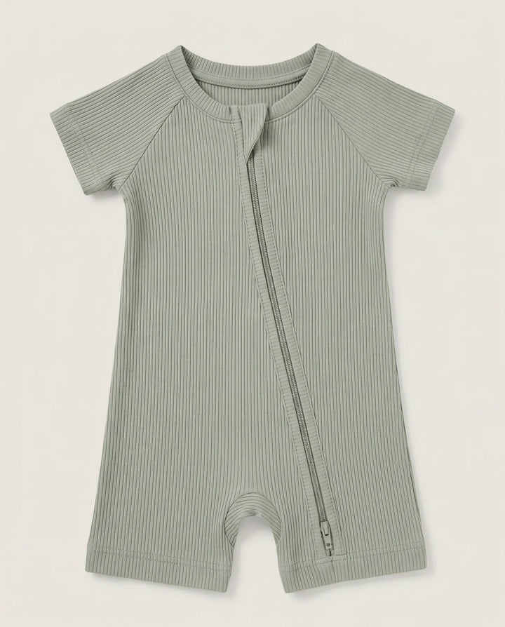 Ribbed Bamboo Shorty Zippy