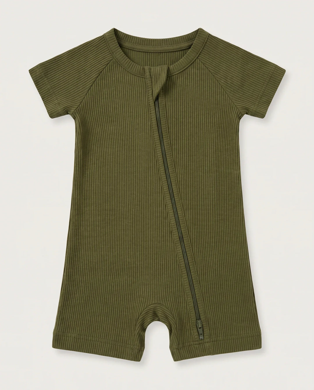 Ribbed Bamboo Shorty Zippy