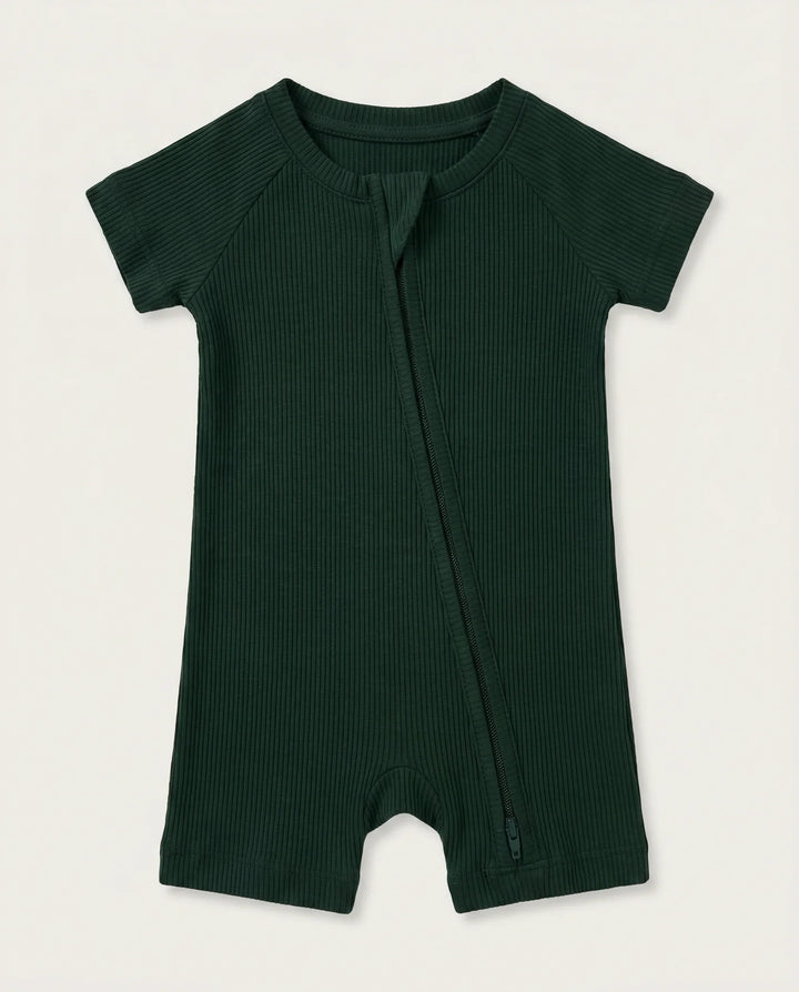 Ribbed Bamboo Shorty Zippy