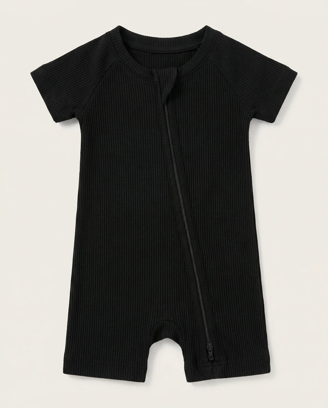 Ribbed Bamboo Shorty Zippy