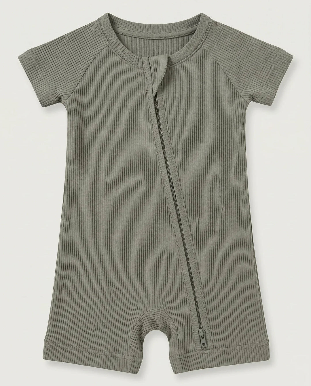 Ribbed Bamboo Shorty Zippy