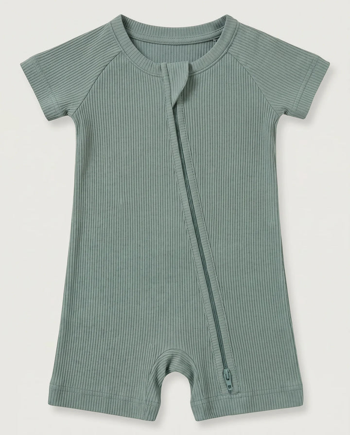 Ribbed Bamboo Shorty Zippy