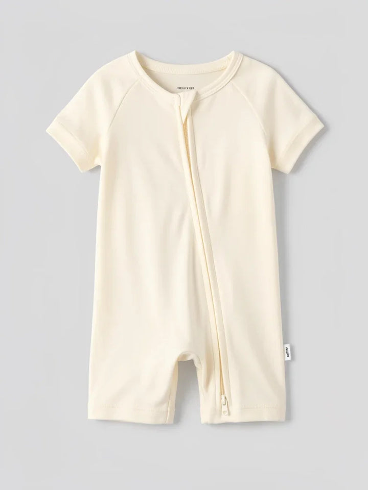 Solid Color Bamboo Shorty Zippy