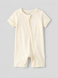 Cloud Bamboo Shorty Zippered Romper