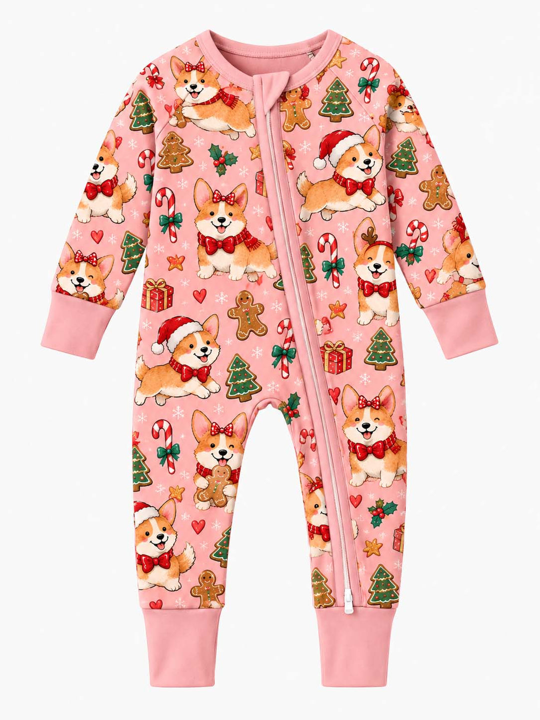 Corgi Christmas Candy Bamboo Convertible Zippy
