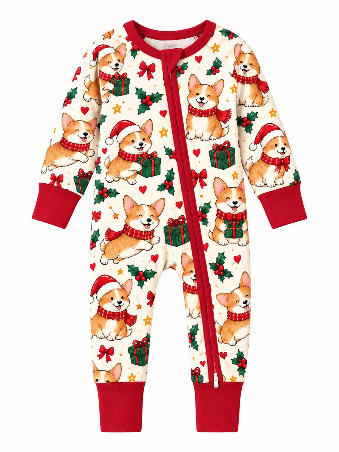 Corgi Holiday Gifts Bamboo Convertible Zippy