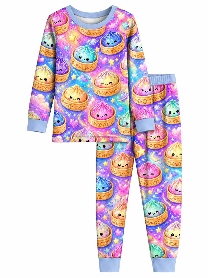 Cosmic Mochi Dreams Bamboo Two Piece Long Sleeve Pajama Set