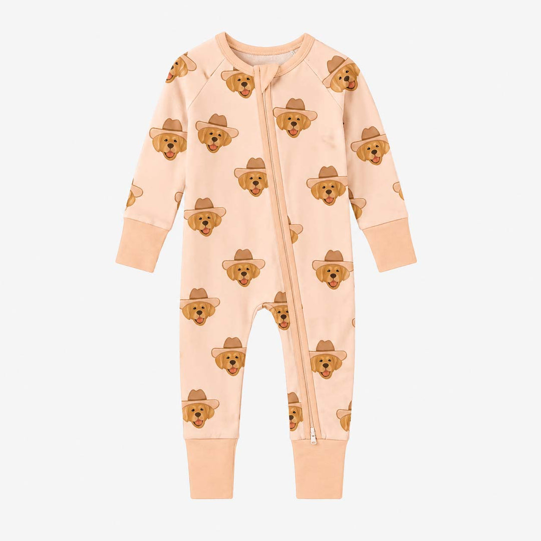 Cowboy Golden Retriever Bamboo Convertible Zippy