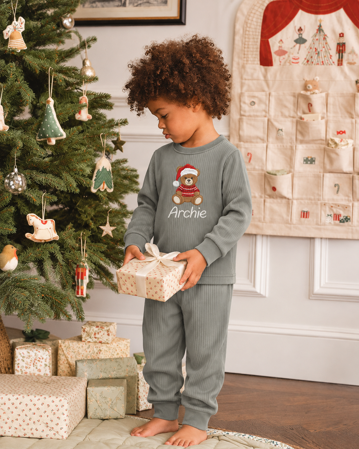 Template Bamboo Two Piece Long Sleeve Pyjamas Set