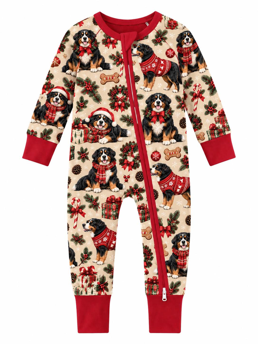 Cozy Basset Hound Christmas Bamboo Convertible Zippy