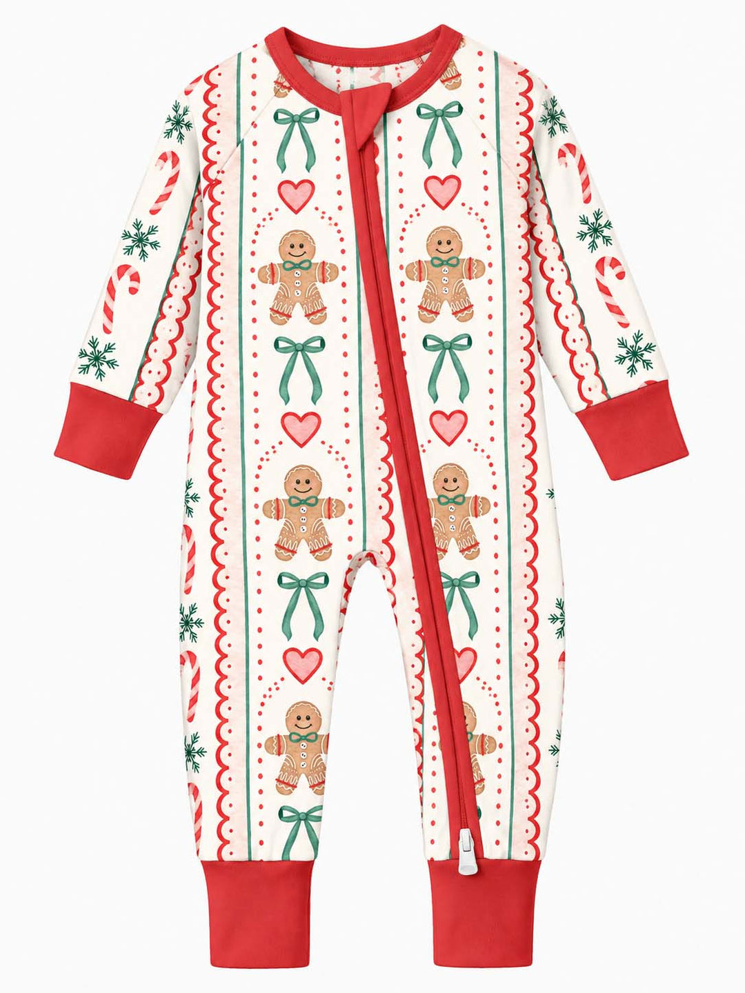 Cozy Gingerbread Christmas Bamboo Convertible Zippy