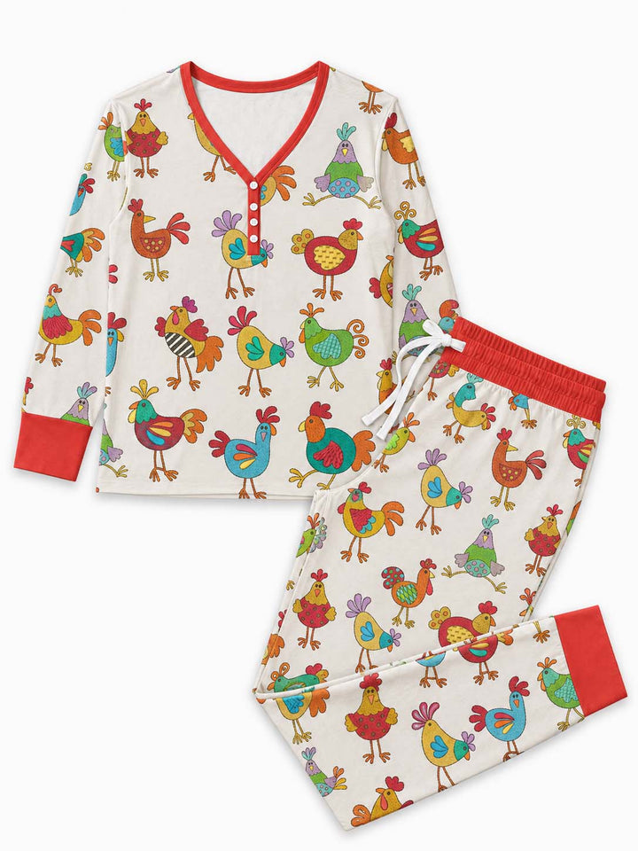 Cozy Hen Family Bamboo Women Pajama Set