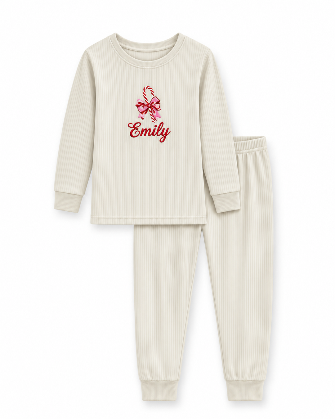 Template Bamboo Two Piece Long Sleeve Pyjamas Set