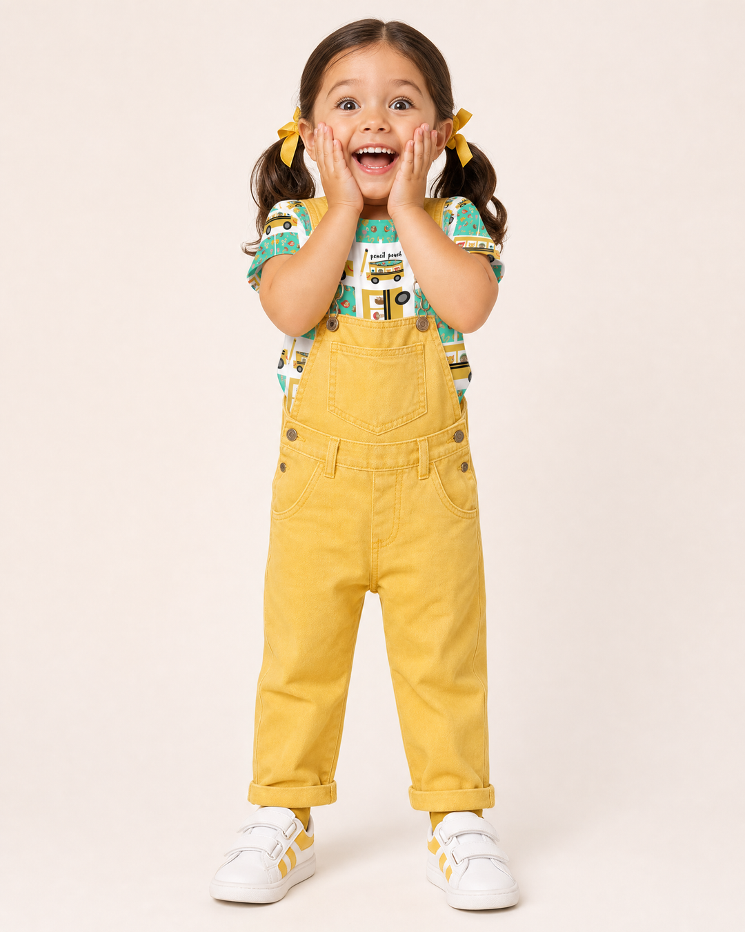 School Bus Adventures Bamboo Crewneck T-Shirt