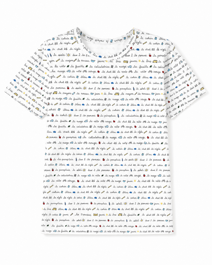 French Classroom Notes Bamboo Crewneck T-Shirt