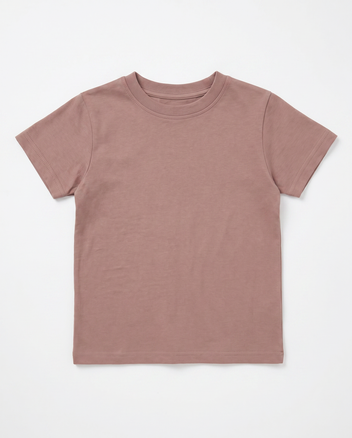 Solid Color Bamboo Crewneck T-Shirt