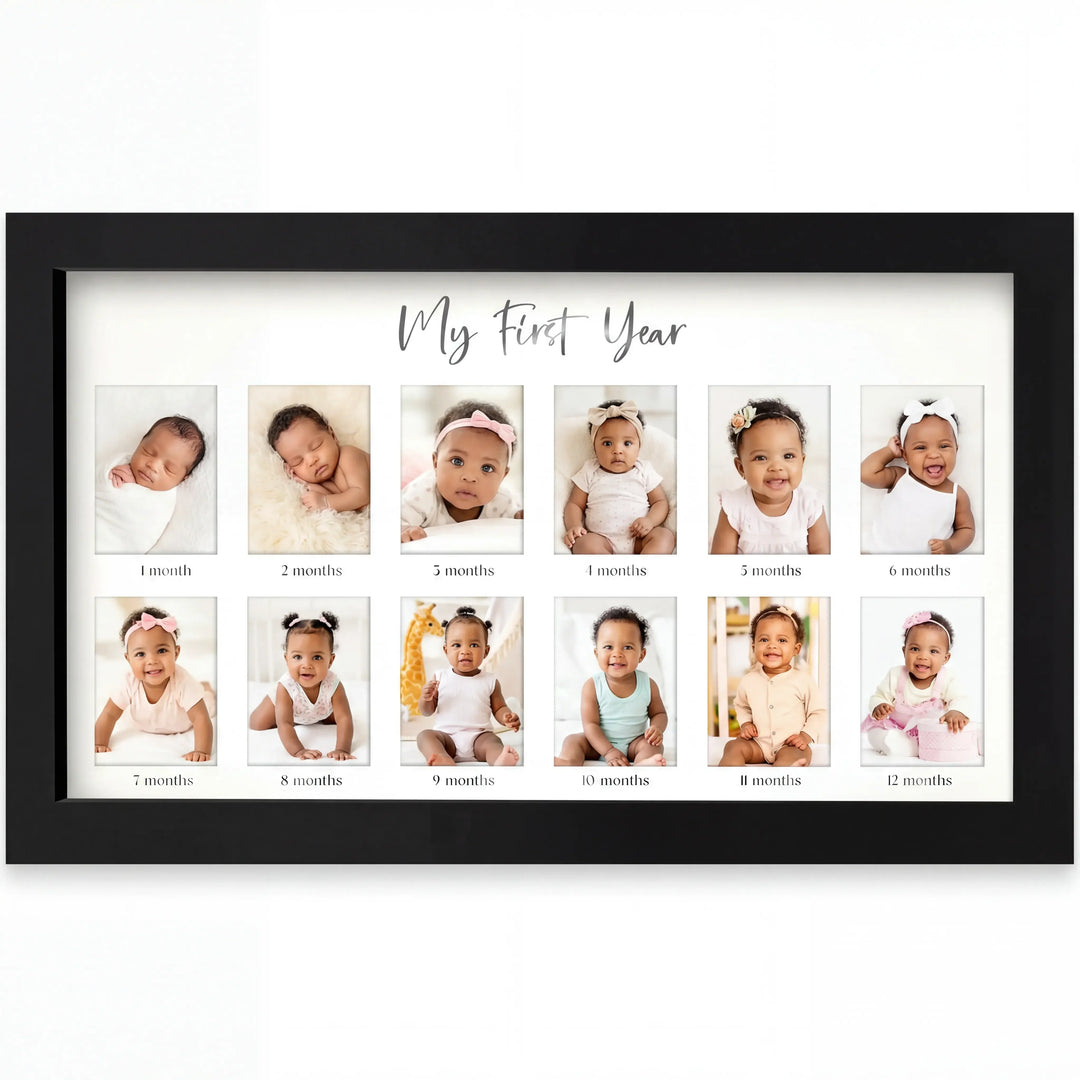 Baby's First Year Picture Frame