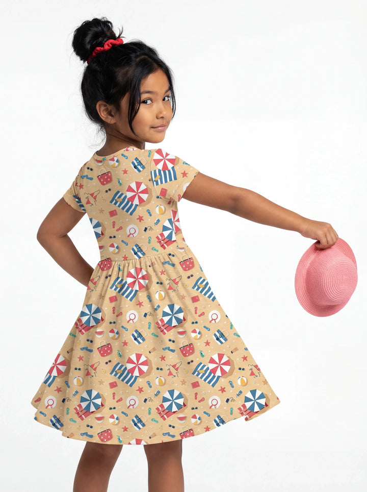 Sunny Beach Day Essentials Bamboo Twirl Dress