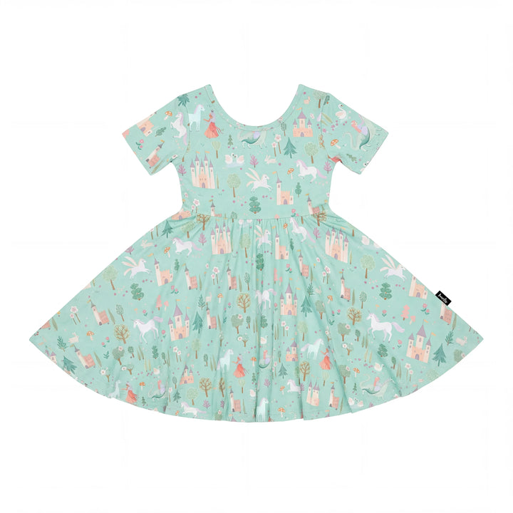Cute Princess Castle Storybook Bamboo Twirl Dress