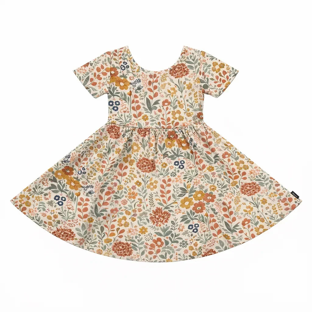 Autumn Meadow Botanicals Bamboo Twirl Dress