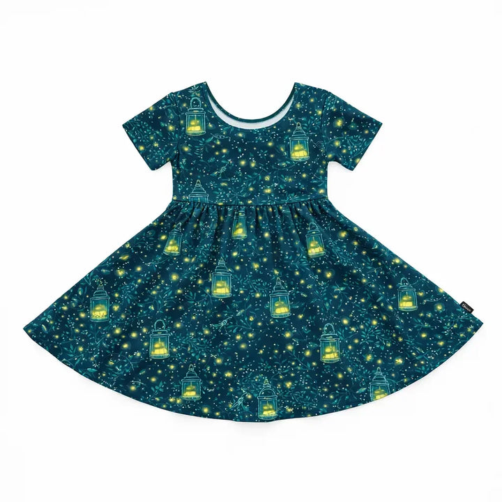Firefly Lantern Night Bamboo Twirl Dress