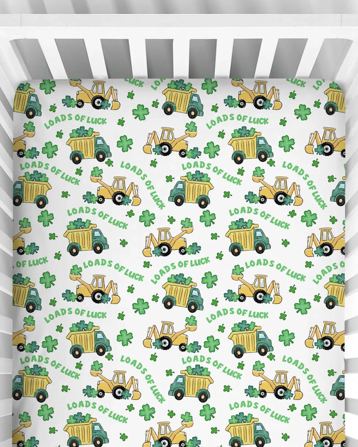 Loads Of Luck Bamboo Fitted Crib Sheet