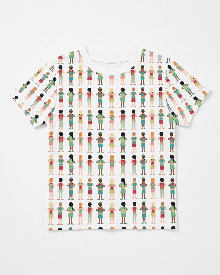 Little Friends Everywhere Bamboo Crewneck T-Shirt