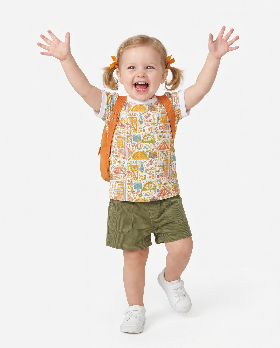 Whimsical Learning Village Bamboo Crewneck T-Shirt