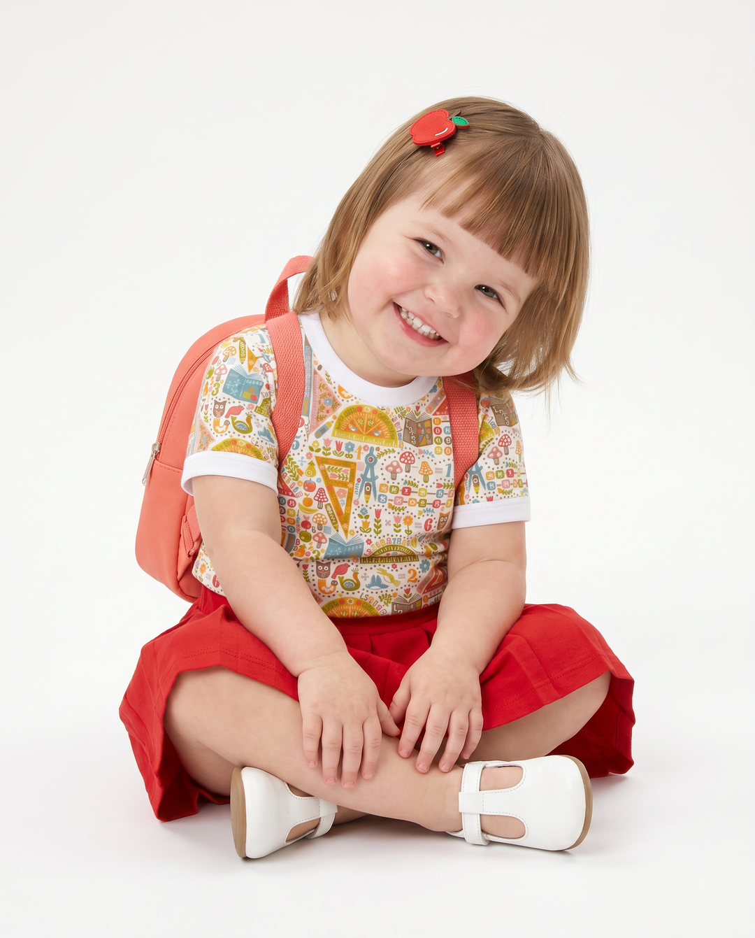 Whimsical Learning Village Bamboo Crewneck T-Shirt