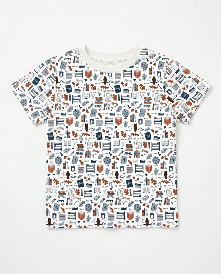 Vintage Library Learning Bamboo Crewneck T-Shirt