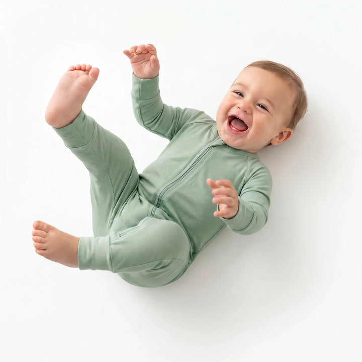 Jet Stream Bamboo Convertible Zippered Romper