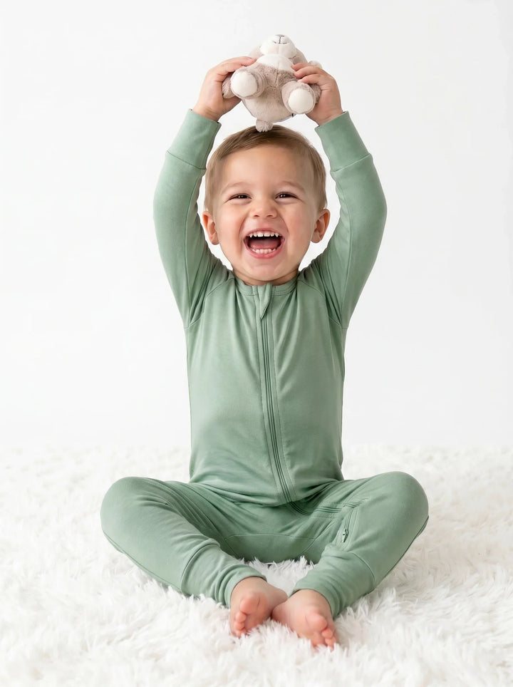 Jet Stream Bamboo Convertible Zippered Romper