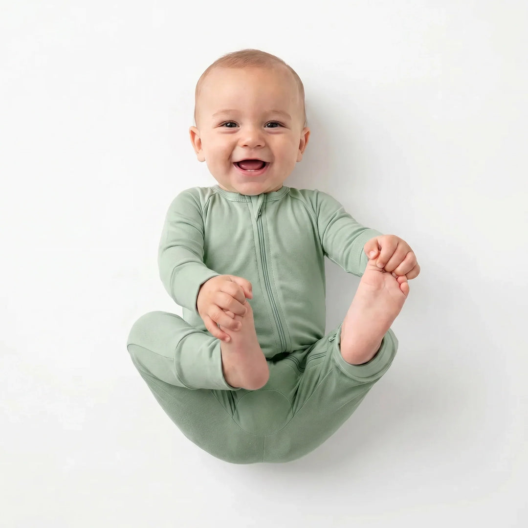 Jet Stream Bamboo Convertible Zippered Romper