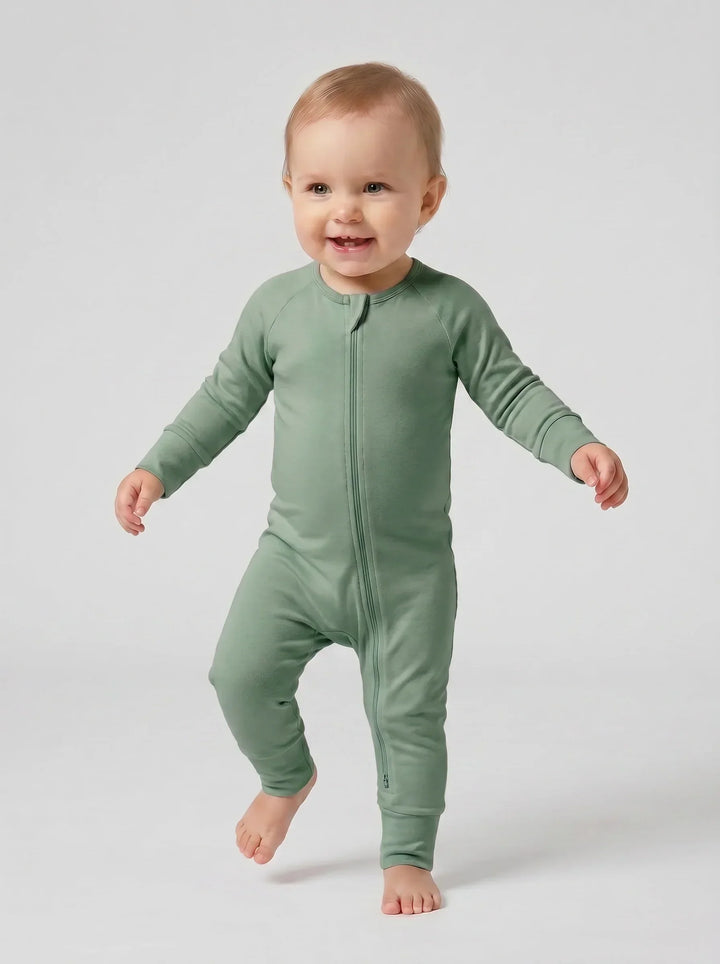 Jet Stream Bamboo Convertible Zippered Romper