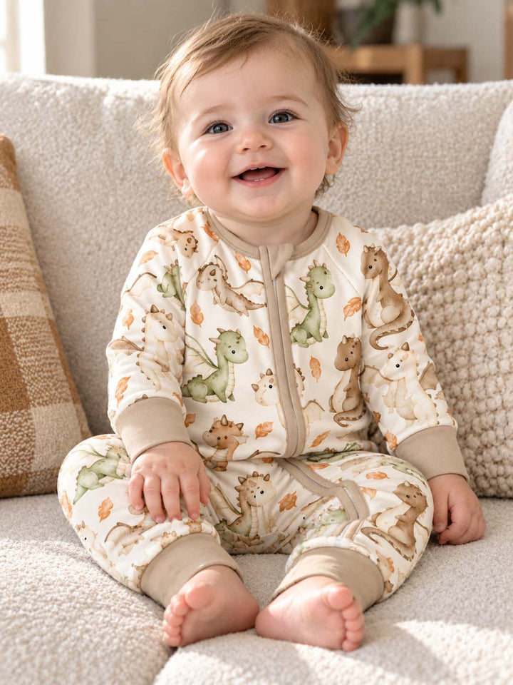 Cute Baby Dragons Bamboo Convertible Zippy