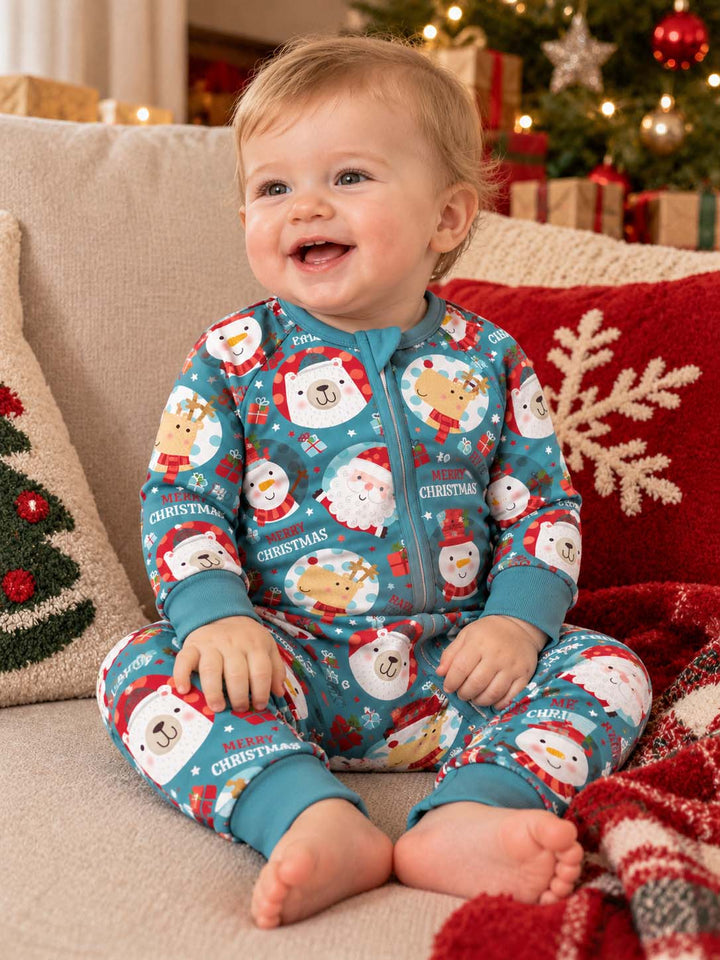 Cute Christmas Characters Bamboo Convertible Zippy