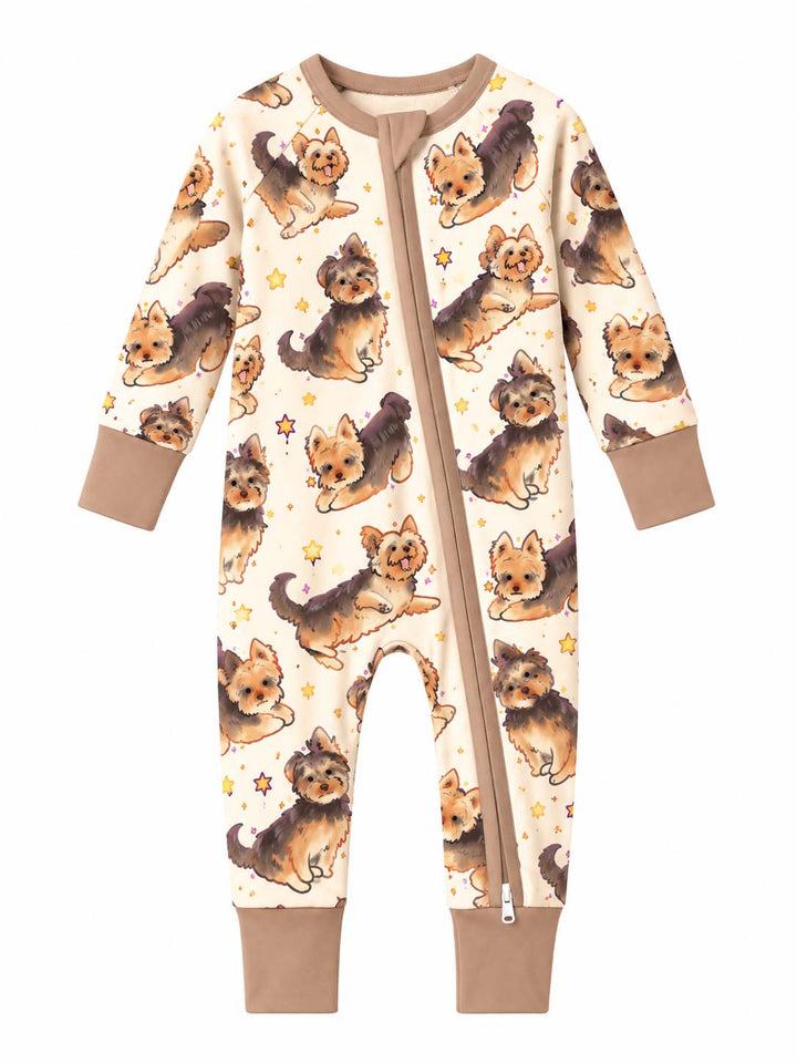 Cute Yorkshire Terrier Moments Bamboo Convertible Zippy