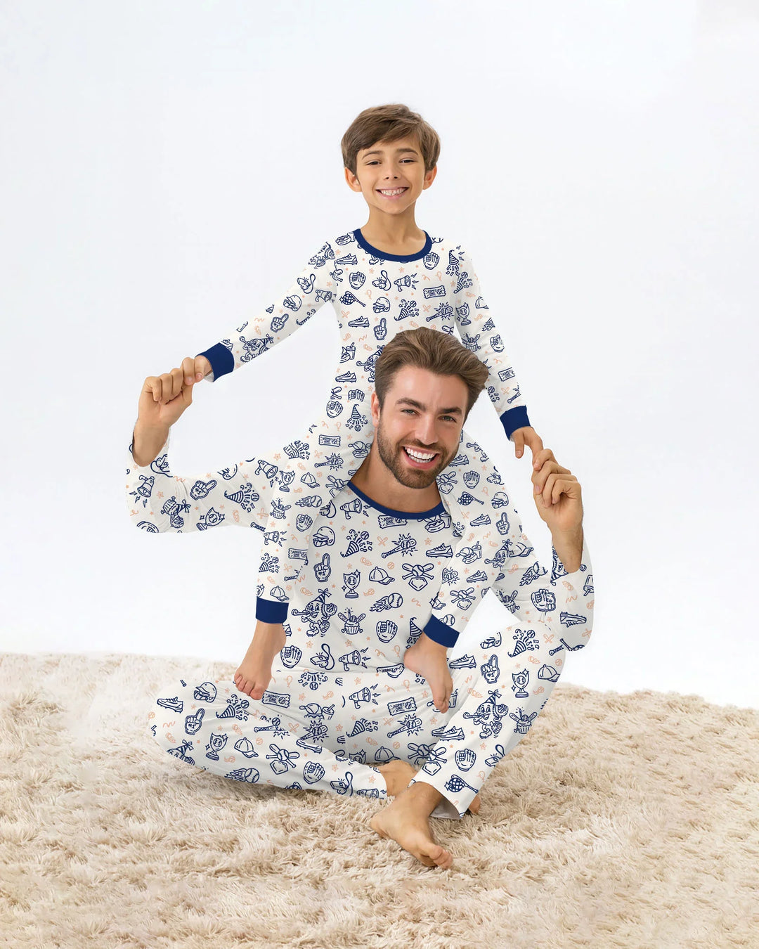 Ballpark Bash Bamboo Men's Pajama Set