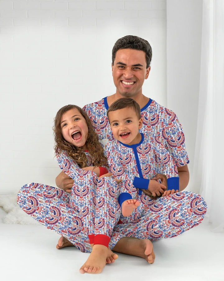 Patriotic Eagle Bamboo Men's Pajama Set