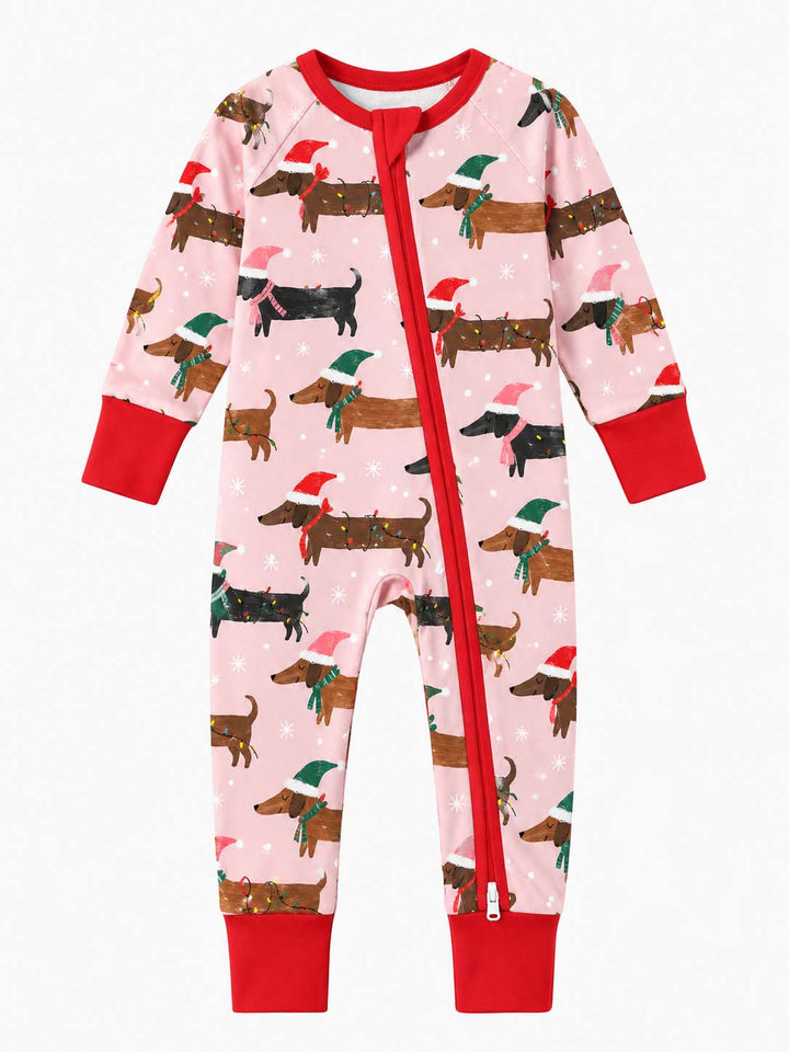 Dachshund Christmas Lights Bamboo Convertible Zippy