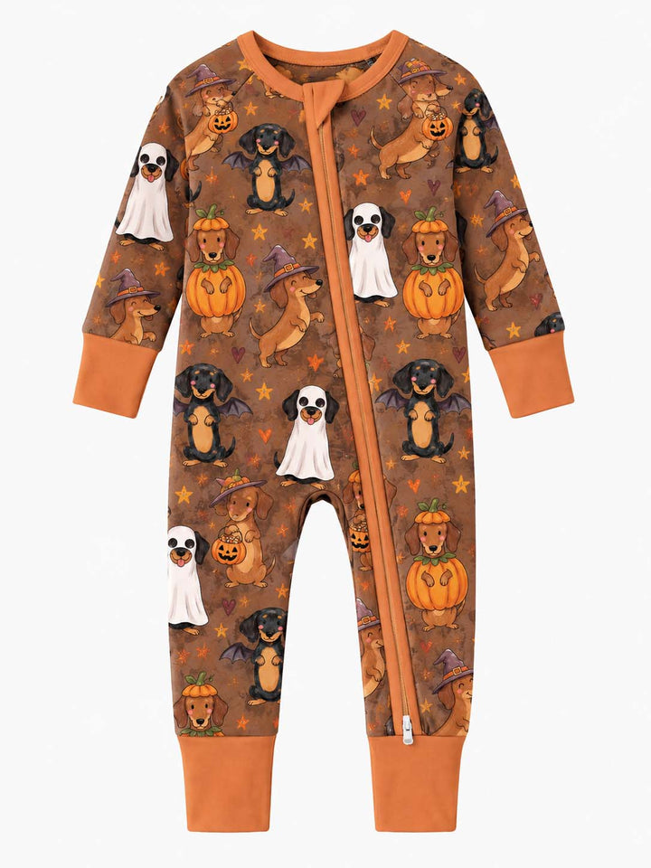 Dachshund Trick or Treat Halloween Bamboo Convertible Zippy