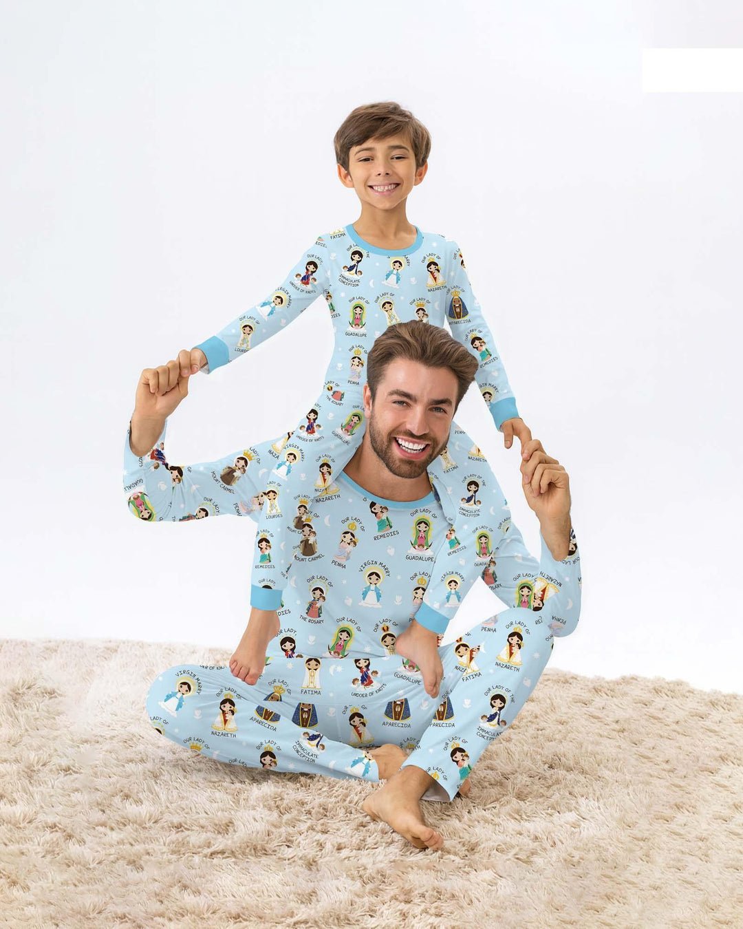 Little Marian Blessings Bamboo Two Piece Long Sleeve Pajama Set
