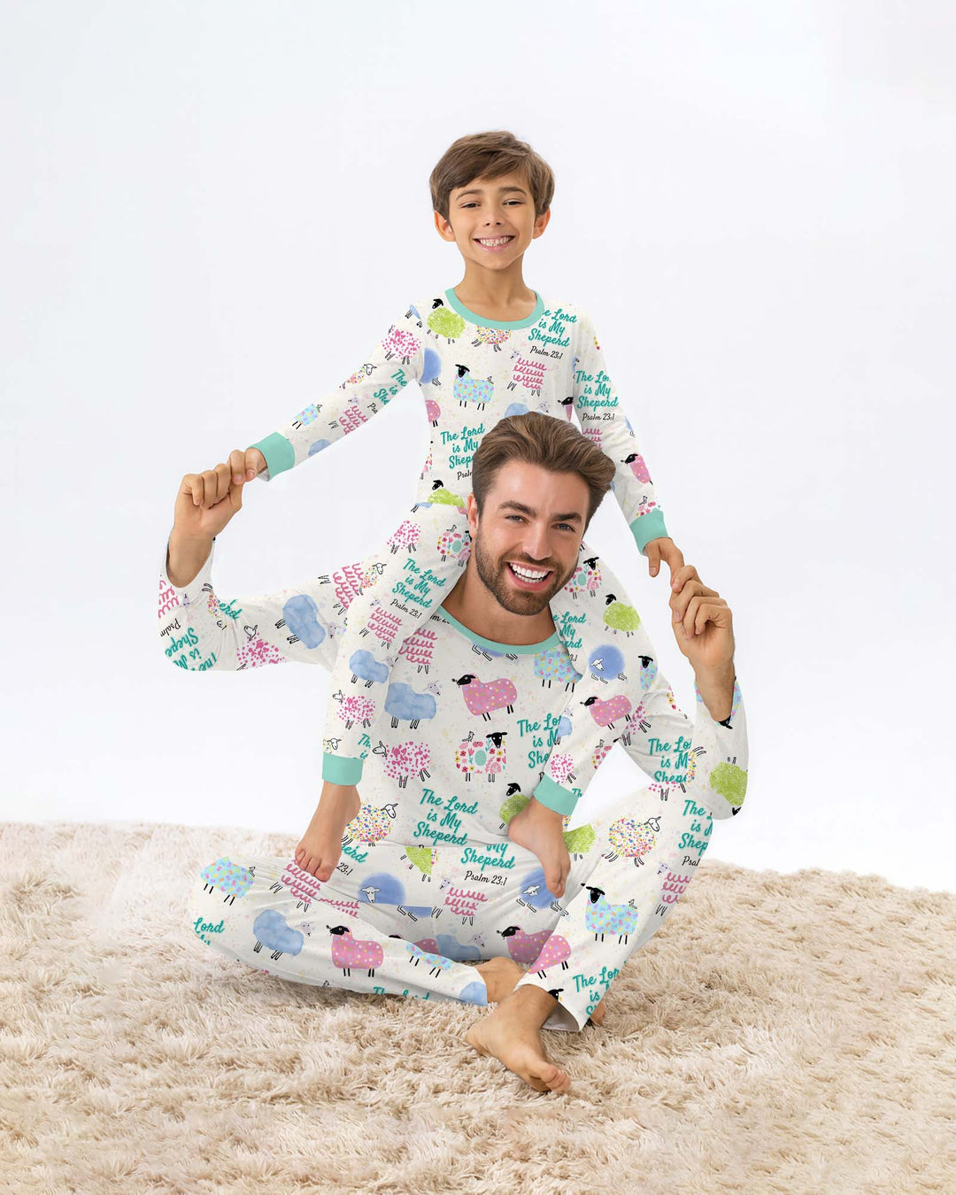 The Lord Is My Shepherd Psalm 23 Bamboo Men's Pajama Set