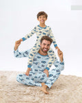 Wide Awake Matching Daddy & Me Bamboo Men's Pajama Set